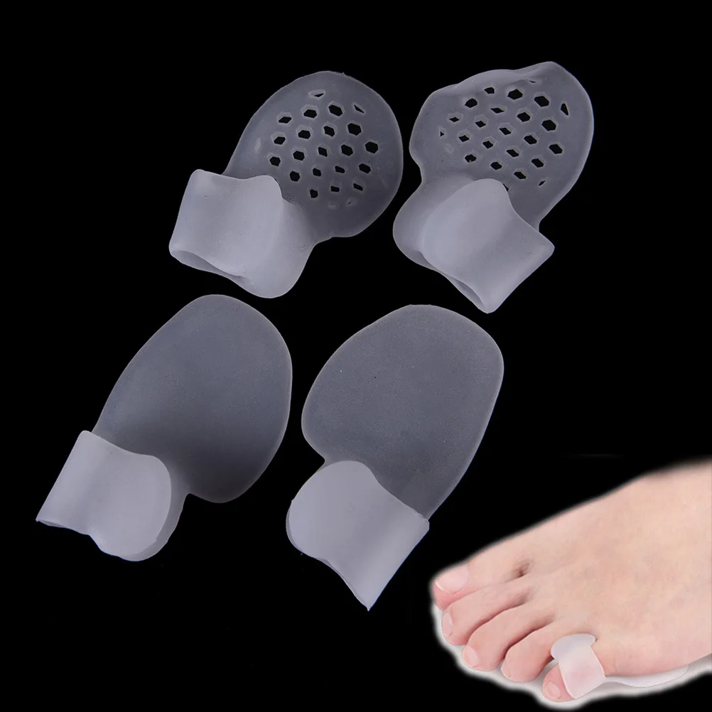 2Pcs Small Toe Thumb Silicone Gel Toe Protector Breathable Hallux Valgus Toe Corrector Foot Care Toe Separator
2Pcs Small Toe Thumb Silicone Gel Toe Protector Breathable Hallux Valgus Toe Corrector Foot Care Toe Separator