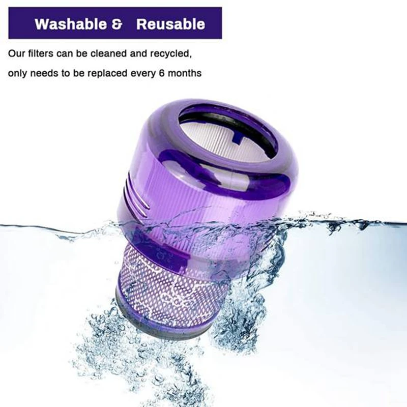 Accessories Filters for Dyson V11 Torque Drive Cordless Stick Vacuum Cleaner Sv14 Replacement Parts Hepa Filter, 8 Pack
Accessories Filters for Dyson V11 Torque Drive Cordless Stick Vacuum Cleaner Sv14 Replacement Parts Hepa Filter, 8 Pack