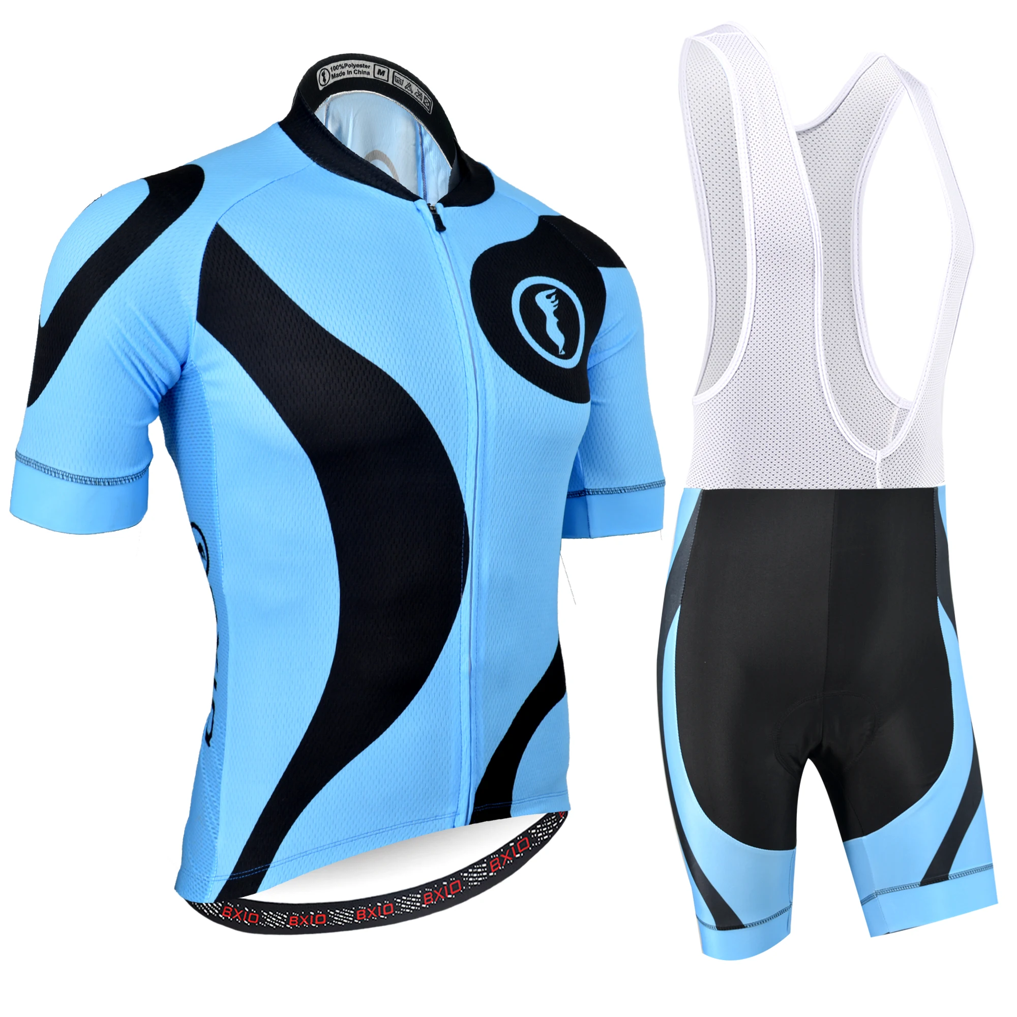 BXIO Men’s Full Zipper Cycling Suits Summer Set, Outdoor Half Sleeve Bike Jerseys and Bib Shorts 
BXIO Men’s Full Zipper Cycling Suits Summer Set, Outdoor Half Sleeve Bike Jerseys and Bib Shorts