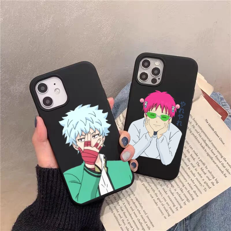 Disastrous Life of Saiki K soft black Phone Case for IPhone XS 14pro 13pro 11Pro 12pro Max 12mini 13mini XR 14PLKUS Cover
Disastrous Life of Saiki K soft black Phone Case for IPhone XS 14pro 13pro 11Pro 12pro Max 12mini 13mini XR 14PLKUS Cover