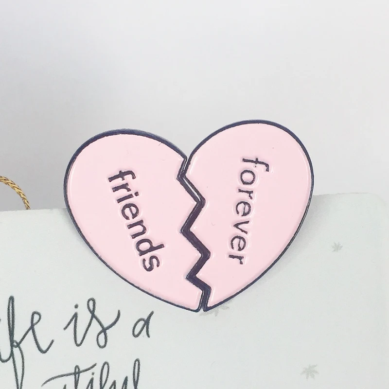 New Pink Love Badge Best Friend Fashionable Cute Best Friends Forever Badge Denim Clothes Lapel Pendant Jewelry Gift
New Pink Love Badge Best Friend Fashionable Cute Best Friends Forever Badge Denim Clothes Lapel Pendant Jewelry Gift
