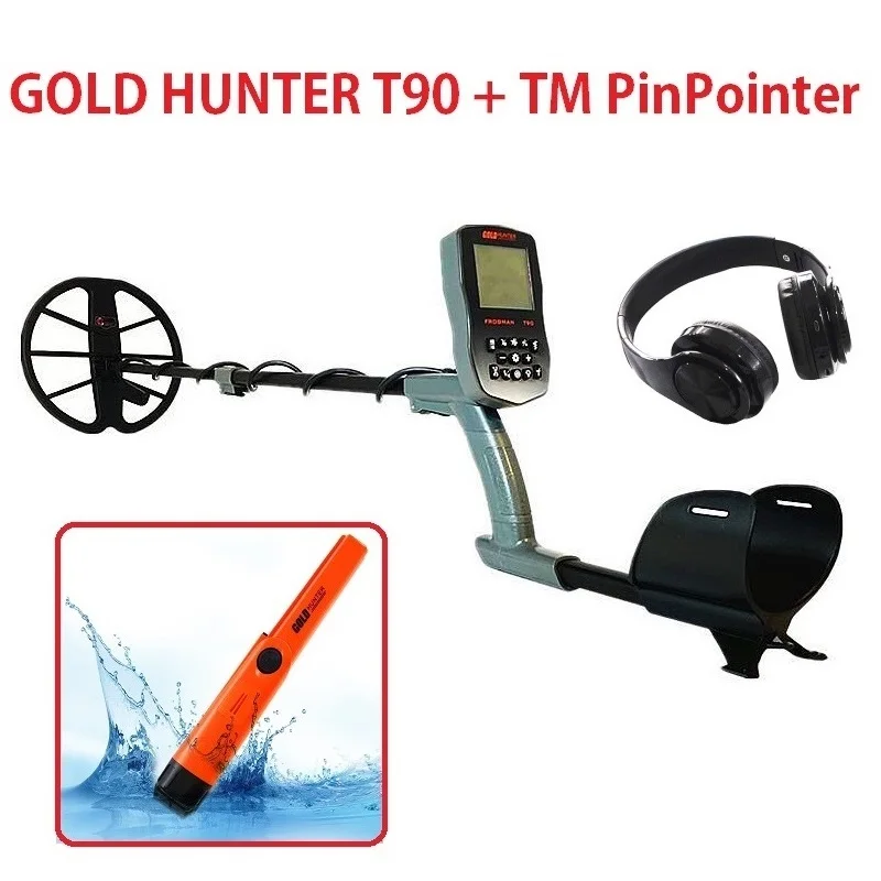 Металлоискатель Gold Hunter T90, водонепроницаемый подземный металлодетектор с беспроводными наушниками
Металлоискатель Gold Hunter T90, водонепроницаемый подземный металлодетектор с беспроводными наушниками