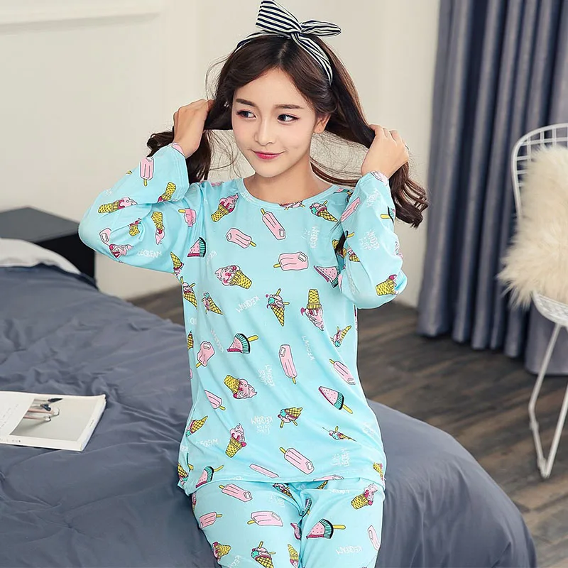 New Children's Pajamas Sets Autumn Thin Long Sleeve Cartoon Printed Homewear Cute Students Sleepwear Big Girls Pijamas Mujer
New Children's Pajamas Sets Autumn Thin Long Sleeve Cartoon Printed Homewear Cute Students Sleepwear Big Girls Pijamas Mujer