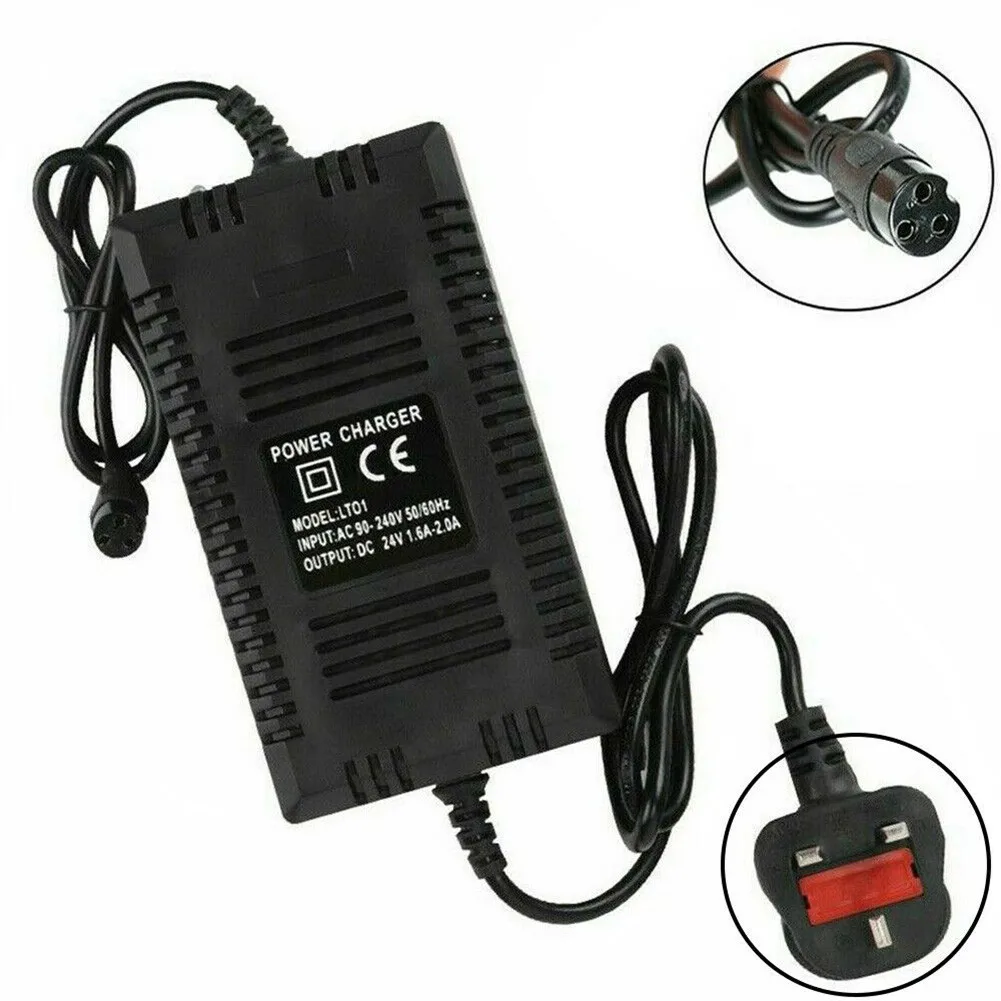 24V 1.6A-2.0A Electric Scooter Battery Charger Adapter Electric Bicycle Lithium Battery Charger Accessory Connector Adapter
24V 1.6A-2.0A Electric Scooter Battery Charger Adapter Electric Bicycle Lithium Battery Charger Accessory Connector Adapter