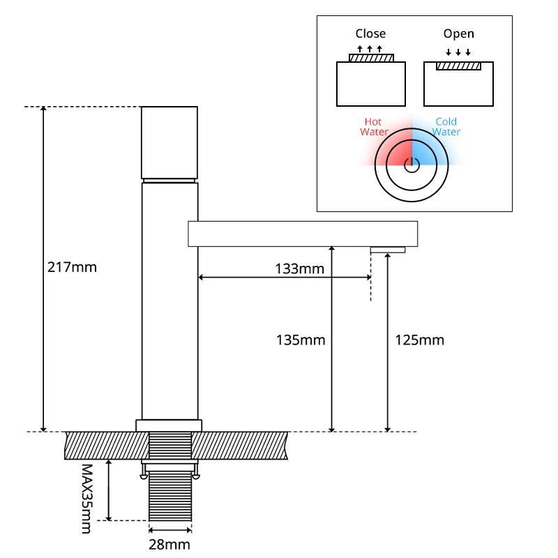 Bathroom Mixer Sink Tap Hot Cold Solid Brass Basin Faucet Gunmetal Deck Mounted Single Hole Single Handle Vanity Water Tapware
Bathroom Mixer Sink Tap Hot Cold Solid Brass Basin Faucet Gunmetal Deck Mounted Single Hole Single Handle Vanity Water Tapware