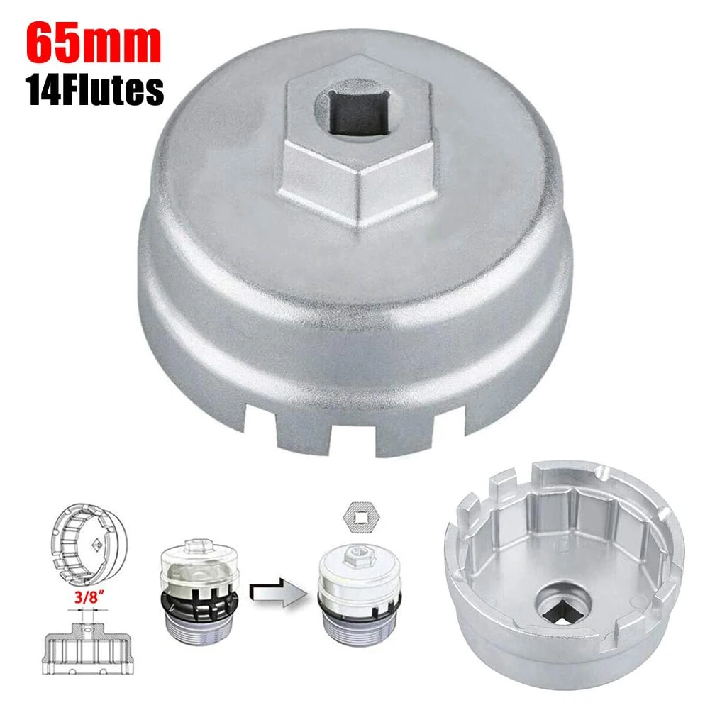 Professional Aluminum Car Oil Filter Wrench Hattype Removal Tool 65 mm 14 Flutes Cartridge Style for Toyota Lexus Camry RAV4
Professional Aluminum Car Oil Filter Wrench Hattype Removal Tool 65 mm 14 Flutes Cartridge Style for Toyota Lexus Camry RAV4