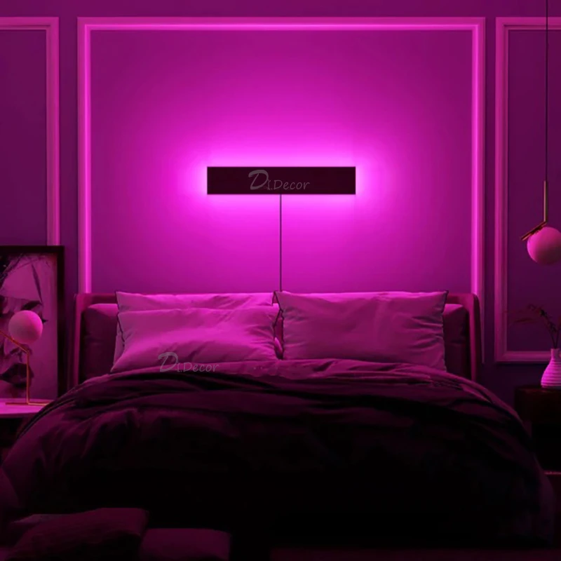 Modern RGB LED Wall Lamps for Home Decoration,Bedroom Bedside Wall Lamp Remote Control Living Dining Room Home Lighting Fixture
Modern RGB LED Wall Lamps for Home Decoration,Bedroom Bedside Wall Lamp Remote Control Living Dining Room Home Lighting Fixture