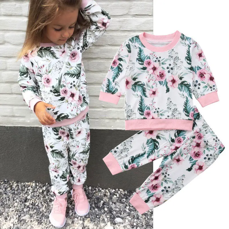 Newborn Floral Baby Girl Clothes Set Toddler Girl Clothes Long Sleeve Cotton Printed Hoodie Tops+Pant Two Piece Sets Outfits
Newborn Floral Baby Girl Clothes Set Toddler Girl Clothes Long Sleeve Cotton Printed Hoodie Tops+Pant Two Piece Sets Outfits