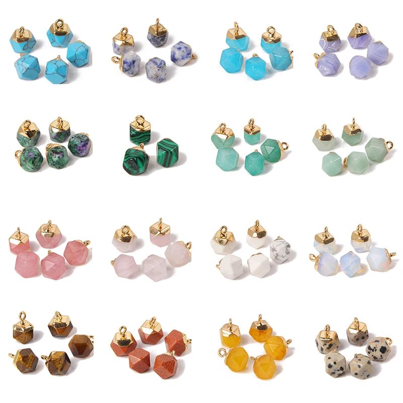 5PCS/SET Natural Stone Crystal Pendant For Earrings Necklace Charm Tiger Eye Aventurine Geometric Connector Jewelry Accessories
5PCS/SET Natural Stone Crystal Pendant For Earrings Necklace Charm Tiger Eye Aventurine Geometric Connector Jewelry Accessories