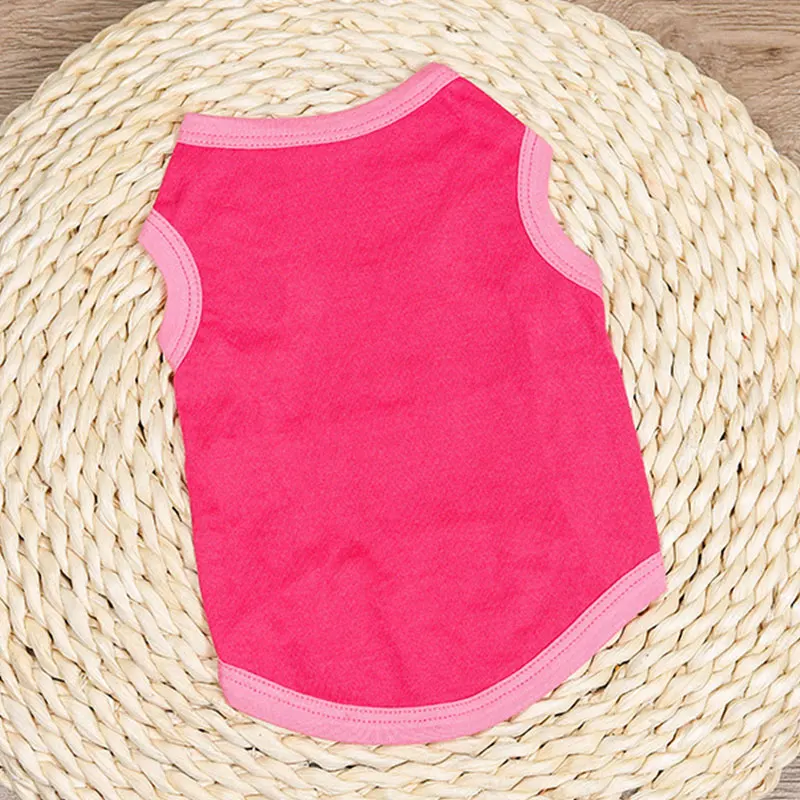 Dog Clothes T-shirt Short Sleeve Cute Soft Comfortable Cute O Neck Solid Color Pet Cat Vest Summer Accessories For Pets
Dog Clothes T-shirt Short Sleeve Cute Soft Comfortable Cute O Neck Solid Color Pet Cat Vest Summer Accessories For Pets