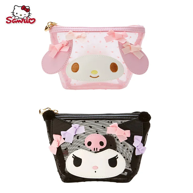 Kawaii Girl Heart Cute Mymelody Kuromi Mesh Cosmetic Bag Messenger Bag Sundries Bag Cosmetic Storage Bag Gift for Children
Kawaii Girl Heart Cute Mymelody Kuromi Mesh Cosmetic Bag Messenger Bag Sundries Bag Cosmetic Storage Bag Gift for Children