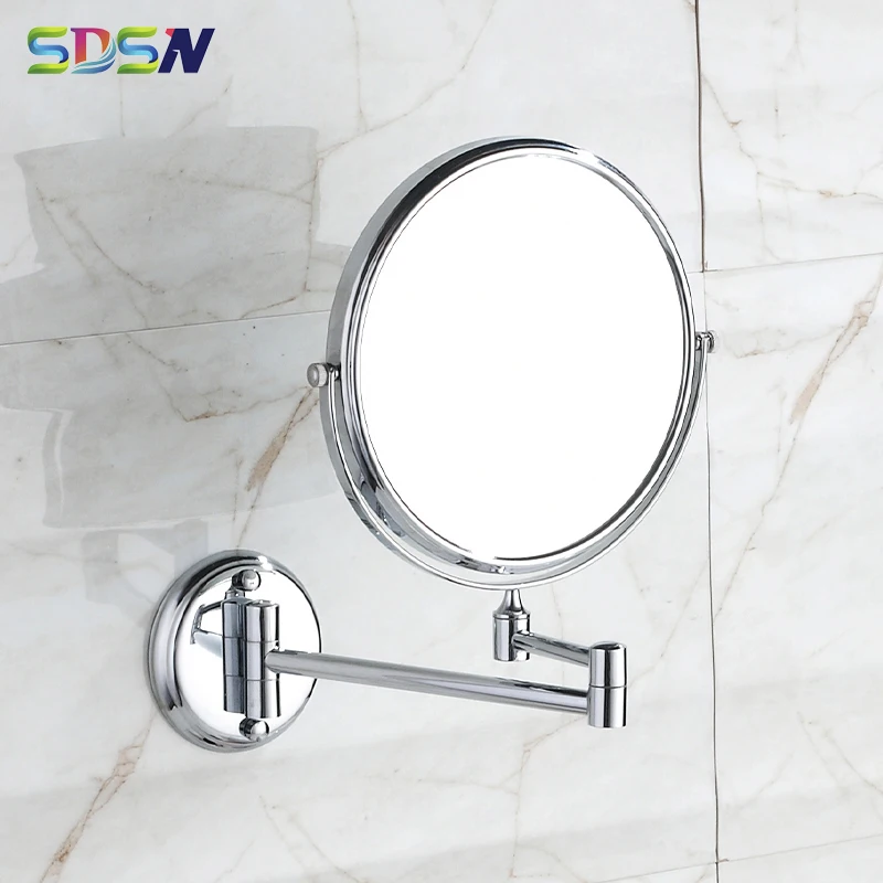 Bathroom Mirrors SDSN Polished Chrome Bath Mirror Roud Cosmetic Mirror New Arrival Folding Chrome Mirror Double Face Bath Mirror
Bathroom Mirrors SDSN Polished Chrome Bath Mirror Roud Cosmetic Mirror New Arrival Folding Chrome Mirror Double Face Bath Mirror