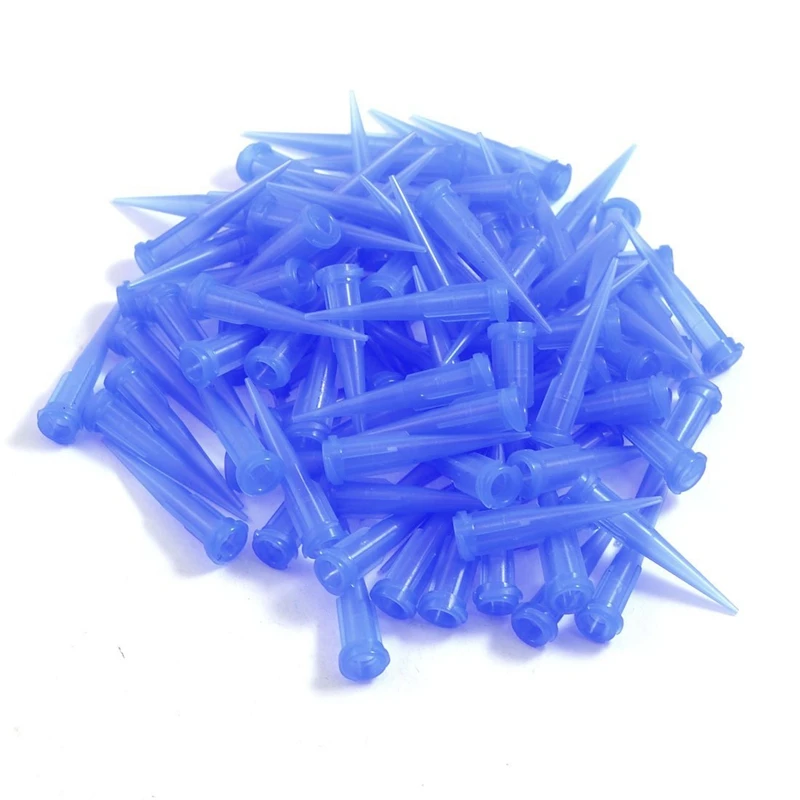 Plastic/Stainless Steel Industrial Dispensing Needle Tip, 22 Gauge, 0.41mm Opening Size, Blue (Pack of 100)
Plastic/Stainless Steel Industrial Dispensing Needle Tip, 22 Gauge, 0.41mm Opening Size, Blue (Pack of 100)
