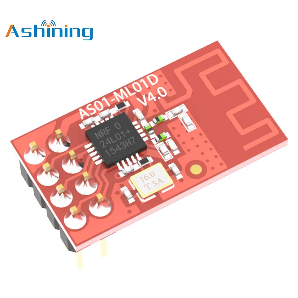 AS01 ML01D 2 4 GHz 0dBm модуль приемопередатчика беспроводной связи NRF24L01P PCB антенна|Детали