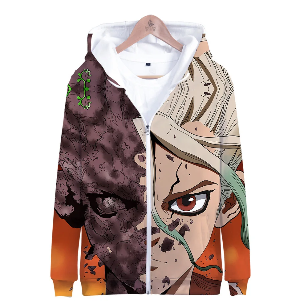 Толстовка с капюшоном и 3D-принтом Dr. Stone для мужчин и женщин, уличная одежда в стиле хип-хоп, куртка с капюшоном на молнии, мужская спортивная ...
Толстовка с капюшоном и 3D-принтом Dr. Stone для мужчин и женщин, уличная одежда в стиле хип-хоп, куртка с капюшоном на молнии, мужская спортивная ...