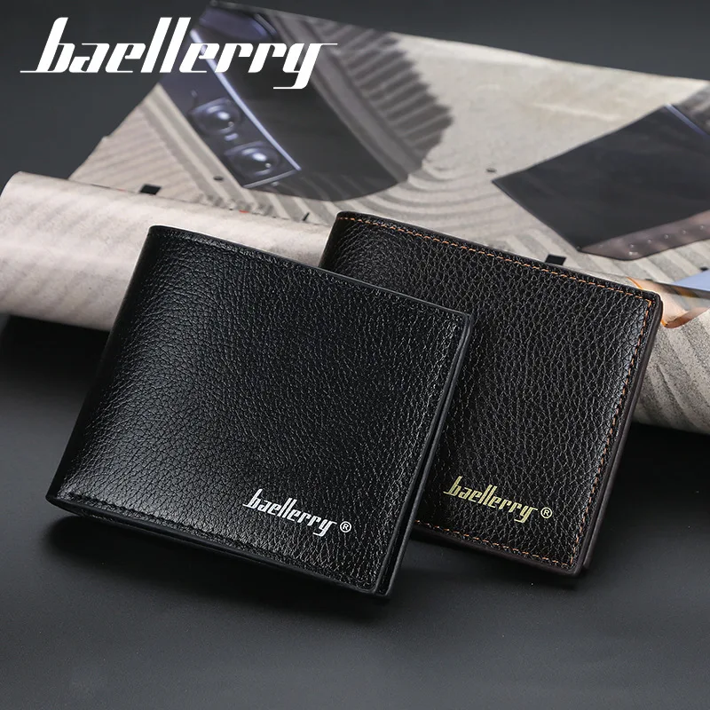 Baellerry Leather Vintage Men Wallets Coin Pocket Small Wallet Men Purse Card Holder Male Clutch Money Bag Wholesale price
Baellerry Leather Vintage Men Wallets Coin Pocket Small Wallet Men Purse Card Holder Male Clutch Money Bag Wholesale price