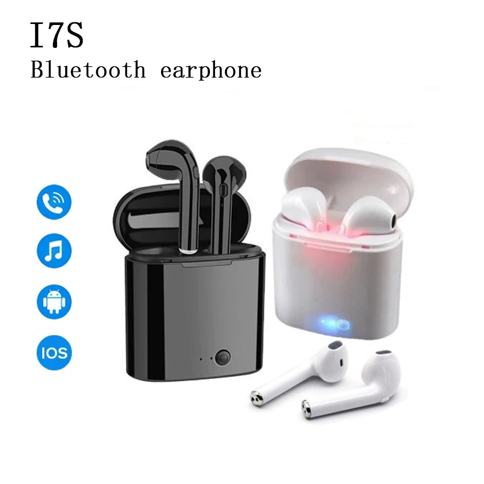 i7s Wireless Earphones Bluetooth 5.0 Dual Stereo Sport Earbuds Headset With Mic Charging Box Headphones for All Smartphones
i7s Wireless Earphones Bluetooth 5.0 Dual Stereo Sport Earbuds Headset With Mic Charging Box Headphones for All Smartphones