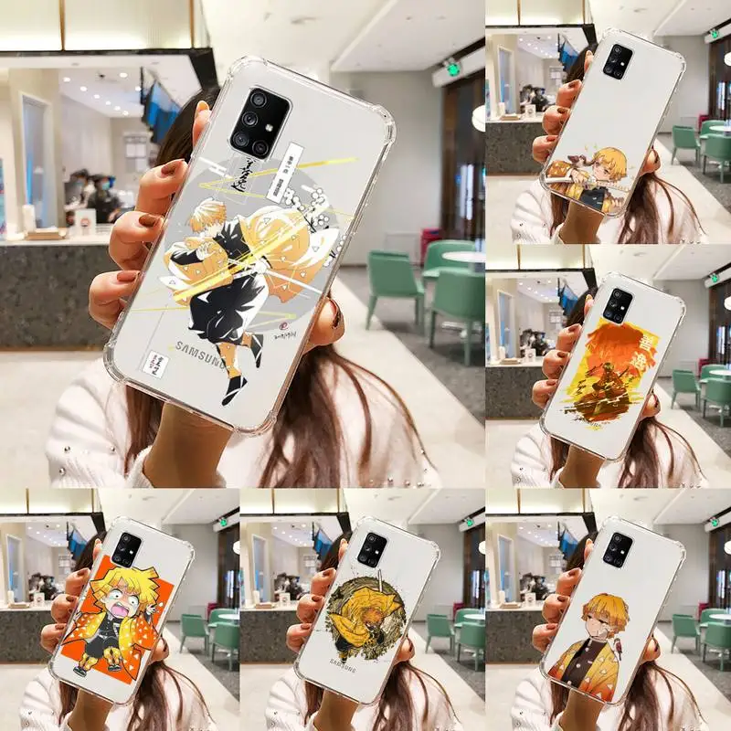 Demon Slayer Agatsuma Zenitsu Phone Case Transparent For Samsung A51 A50 A71 A70 A81 M60S Note S21 S 20 10 9 8 11 E Plus Ultra
Demon Slayer Agatsuma Zenitsu Phone Case Transparent For Samsung A51 A50 A71 A70 A81 M60S Note S21 S 20 10 9 8 11 E Plus Ultra