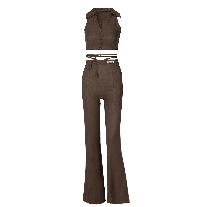 European and American Ins Wind 2021 New Sleeveless Lapel Vest Fashion Temperament High Waist Straight Trousers Suit
European and American Ins Wind 2021 New Sleeveless Lapel Vest Fashion Temperament High Waist Straight Trousers Suit