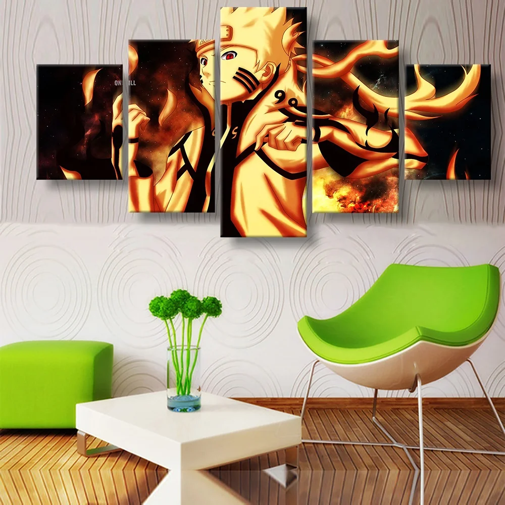 Prints Home Decor Art 5 Panel Naruto Uzumaki Modular Poster Abstract Painting Cuadros On Canvas Living Room Framework
Prints Home Decor Art 5 Panel Naruto Uzumaki Modular Poster Abstract Painting Cuadros On Canvas Living Room Framework