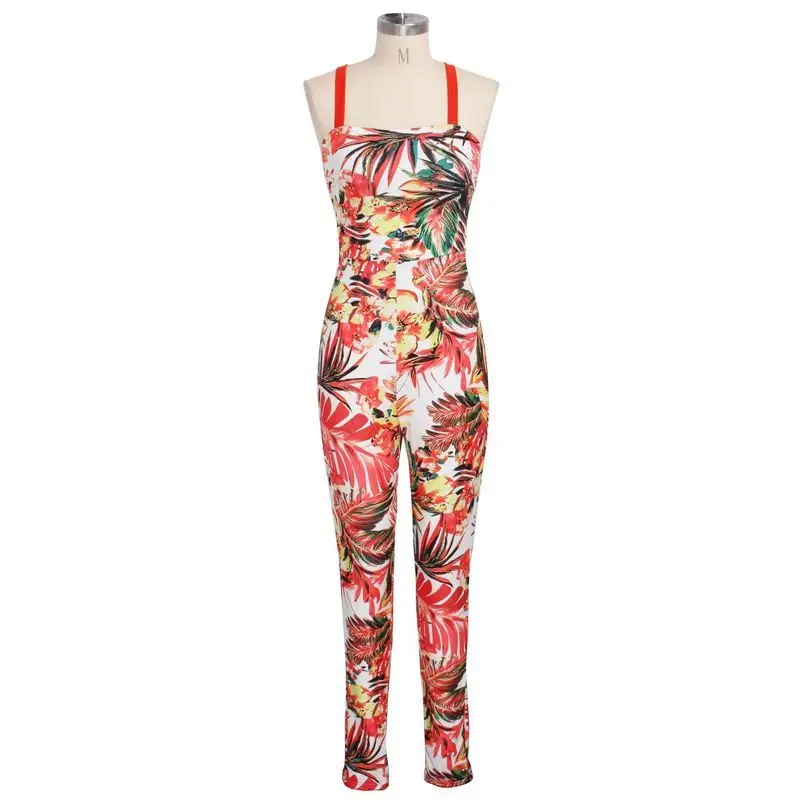 Spaghetti Strap Summer Club Party Bodysuit Women Flower Print Open Back Bandage Jumpsuit Elegant Strapless Sleeveless Playsuits
Spaghetti Strap Summer Club Party Bodysuit Women Flower Print Open Back Bandage Jumpsuit Elegant Strapless Sleeveless Playsuits