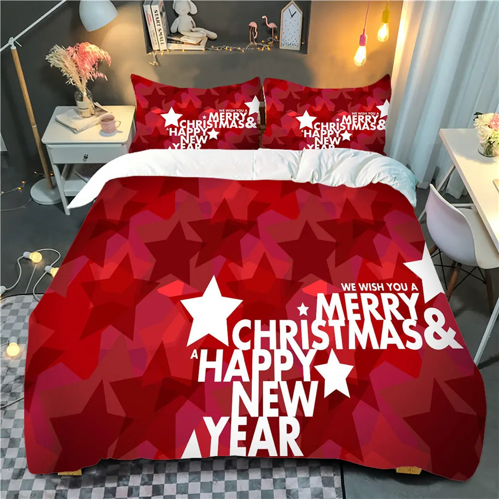 Christmas Series Santa Claus HD Printing Duvet Quilt Cover Set Queen King Twin Bedding Set For Children Adults Bedclothes
Christmas Series Santa Claus HD Printing Duvet Quilt Cover Set Queen King Twin Bedding Set For Children Adults Bedclothes