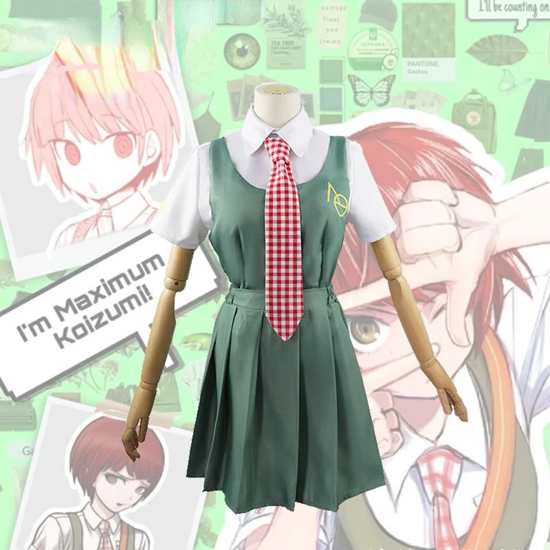 Game Japanese Anime Cosplay Costume Danganronpa COS Clothing Koizumi Mahiru College Style Full Set Daily
Game Japanese Anime Cosplay Costume Danganronpa COS Clothing Koizumi Mahiru College Style Full Set Daily