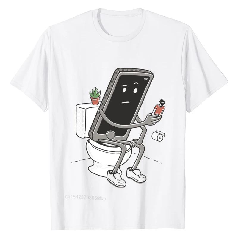 Casual Men T Shirt Toilet Humour Mobile Phone Tops New Arrival Oversized 100% Cotton Short Sleeve T-Shirts Harajuku Unisex
Casual Men T Shirt Toilet Humour Mobile Phone Tops New Arrival Oversized 100% Cotton Short Sleeve T-Shirts Harajuku Unisex