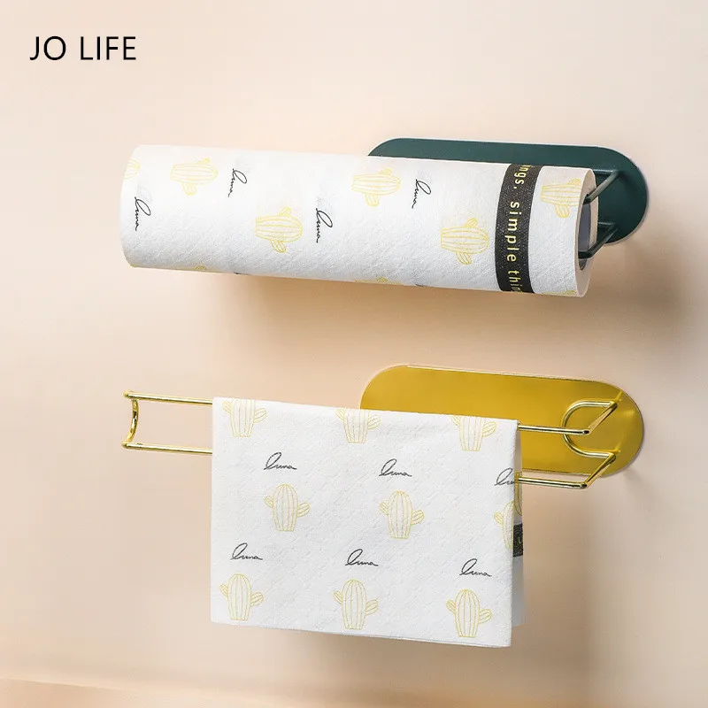 JO LIFE Wall Mounted Self-adhesive Roll Paper Holder Kitchen Paper Towel Storage Rack Cabinet Hanging Tissue Shelf
JO LIFE Wall Mounted Self-adhesive Roll Paper Holder Kitchen Paper Towel Storage Rack Cabinet Hanging Tissue Shelf