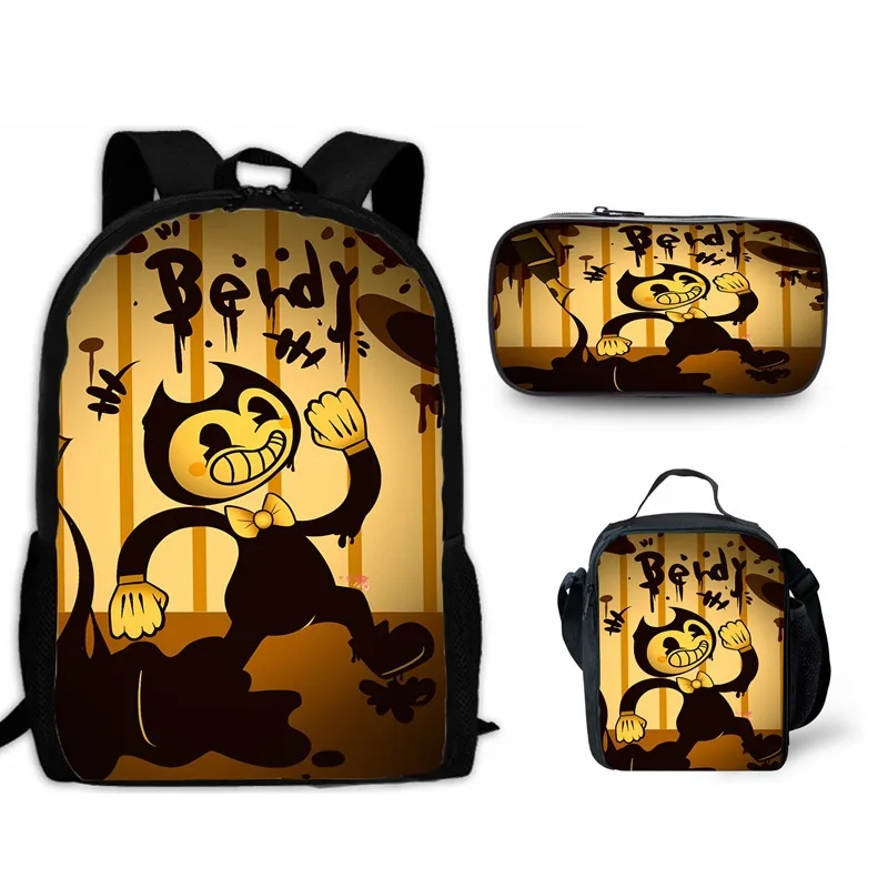 Школьный портфель Pikurb Bendy, дорожный рюкзак с чернилами, сумка на плечо, чехол для карандашей, подарок для детей и студентов
Школьный портфель Pikurb Bendy, дорожный рюкзак с чернилами, сумка на плечо, чехол для карандашей, подарок для детей и студентов
