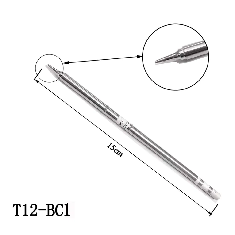 5Pcs Lead-Free Soldering Iron Tips T12-ILS/BC1/D24/K/BL Welding Tips Head For Heavy-duty Series Soldering Iron
5Pcs Lead-Free Soldering Iron Tips T12-ILS/BC1/D24/K/BL Welding Tips Head For Heavy-duty Series Soldering Iron