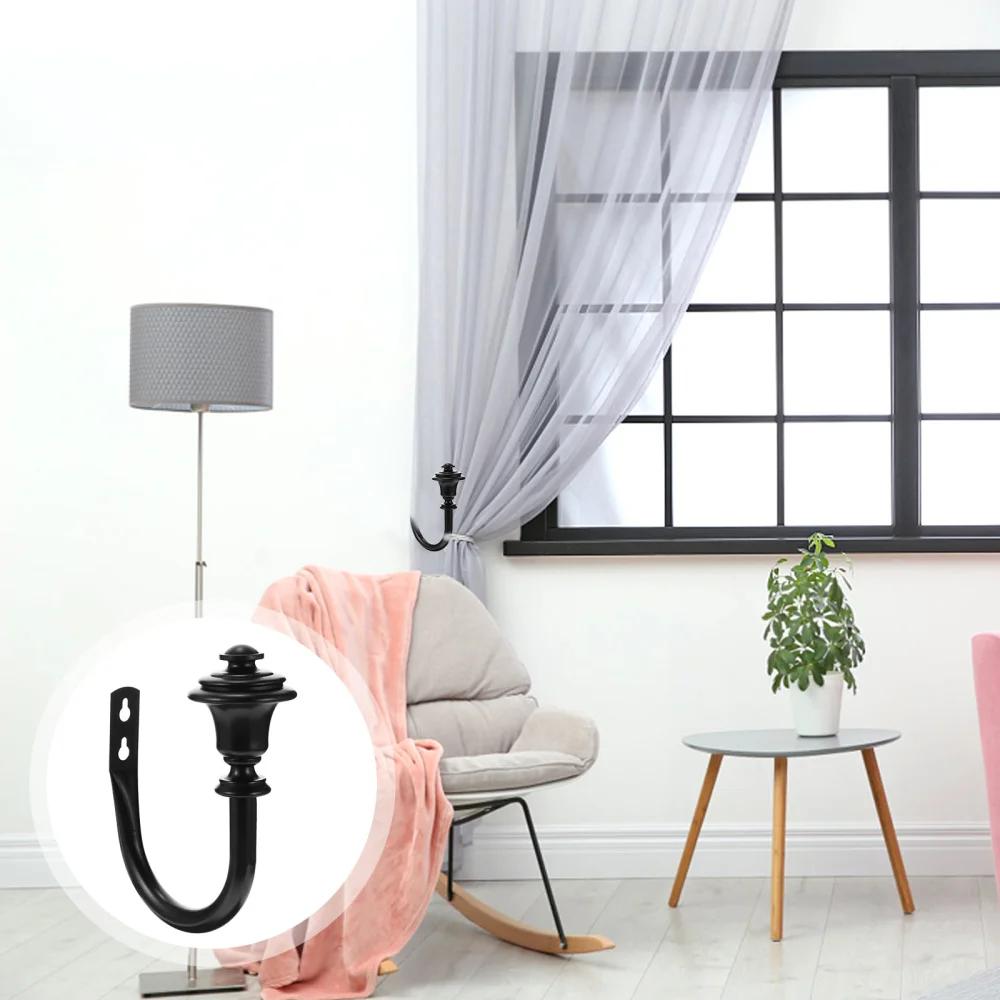 2pcs Curtain Tiebacks Iron Curtain Hooks Decorative Curtain Holdbacks for Home
2pcs Curtain Tiebacks Iron Curtain Hooks Decorative Curtain Holdbacks for Home