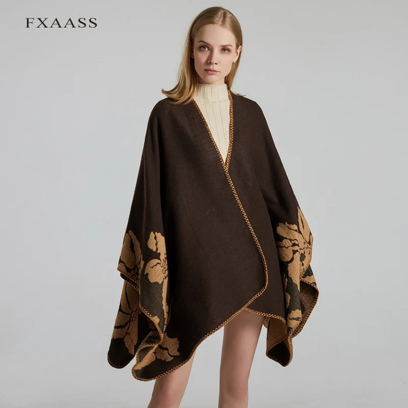 FXAASS New 2020 Autumn Winter Shawl Fashion Poncho Women Cashmere Scarf Lady Luxury Blanket Warm Pashmina Solid Flowers Cape
FXAASS New 2020 Autumn Winter Shawl Fashion Poncho Women Cashmere Scarf Lady Luxury Blanket Warm Pashmina Solid Flowers Cape