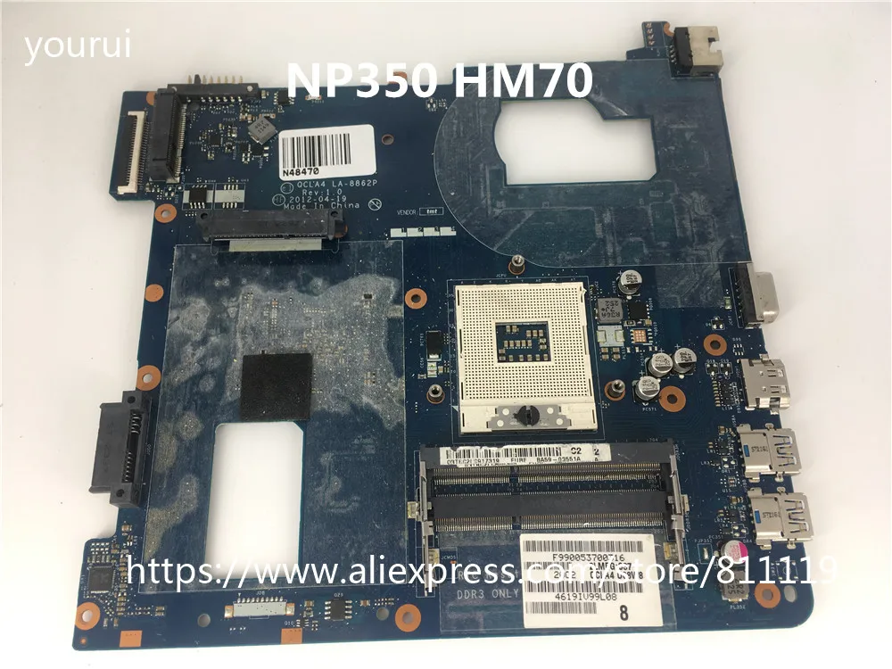 Оригинальная материнская плата yourui для ноутбука Samsung NP350V5C NP-350V5C NP350 QCLA4 LA-8862P HM70, тест ОК
Оригинальная материнская плата yourui для ноутбука Samsung NP350V5C NP-350V5C NP350 QCLA4 LA-8862P HM70, тест ОК