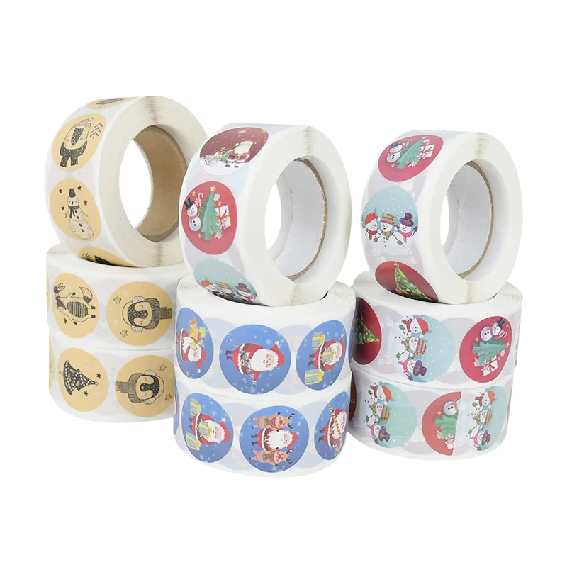 500Pcs/roll Christmas Sticker Cartoon Santa Clasus Snowman Printing Sealing Sticker Scarpbooking Gift Box Labels Xmas Decoration
500Pcs/roll Christmas Sticker Cartoon Santa Clasus Snowman Printing Sealing Sticker Scarpbooking Gift Box Labels Xmas Decoration