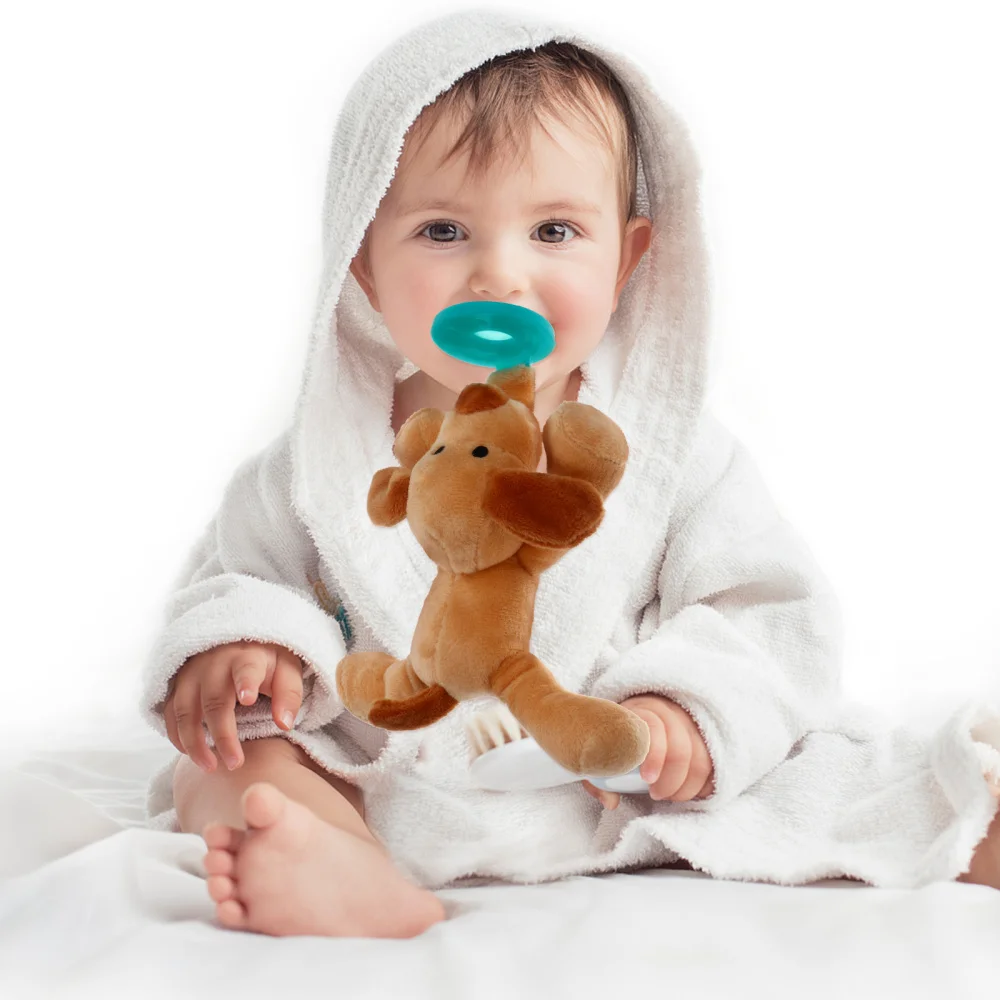 Detachable Plush Baby Pacifier Plush Stuffed Animal Infant Pacifier 
Detachable Plush Baby Pacifier Plush Stuffed Animal Infant Pacifier