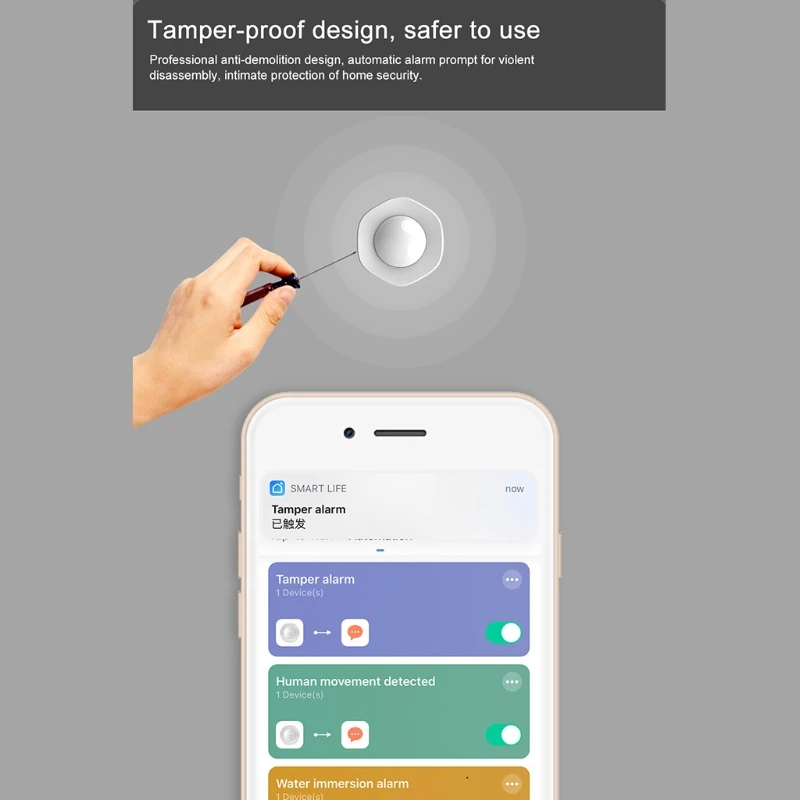 Sensor Detector WIFI Movement Sensor Smart Life APP Wireless Home SecuritySystem
Sensor Detector WIFI Movement Sensor Smart Life APP Wireless Home SecuritySystem