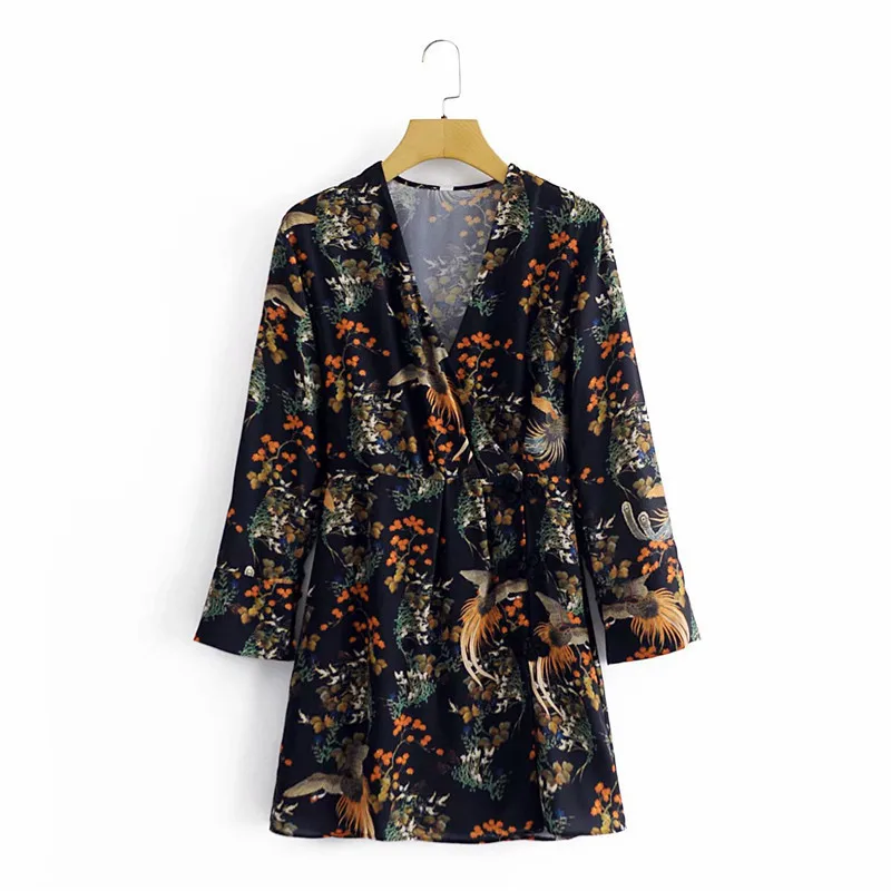 Women's 2021 New Spring Summer V Neck Loose Floral Short Dresses Ladies Lace Elegant Temperament Lined Printed Dress Female 
Women's 2021 New Spring Summer V Neck Loose Floral Short Dresses Ladies Lace Elegant Temperament Lined Printed Dress Female