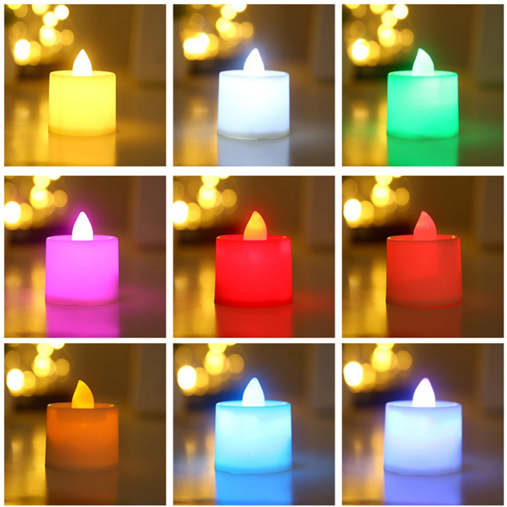 24PCS RGB Flashing LED Electronic Candles For Christmas Birthday Party Holiday Wedding Flame Flashing Tea Light Romatic Light
24PCS RGB Flashing LED Electronic Candles For Christmas Birthday Party Holiday Wedding Flame Flashing Tea Light Romatic Light
