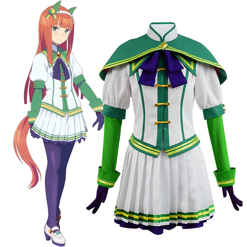 Anime Comic Umamusume Pretty Derby Cosplay Costumes Silence Suzuka Cosplay Costume School Uniforms Clothes Suits White Dresses
Anime Comic Umamusume Pretty Derby Cosplay Costumes Silence Suzuka Cosplay Costume School Uniforms Clothes Suits White Dresses