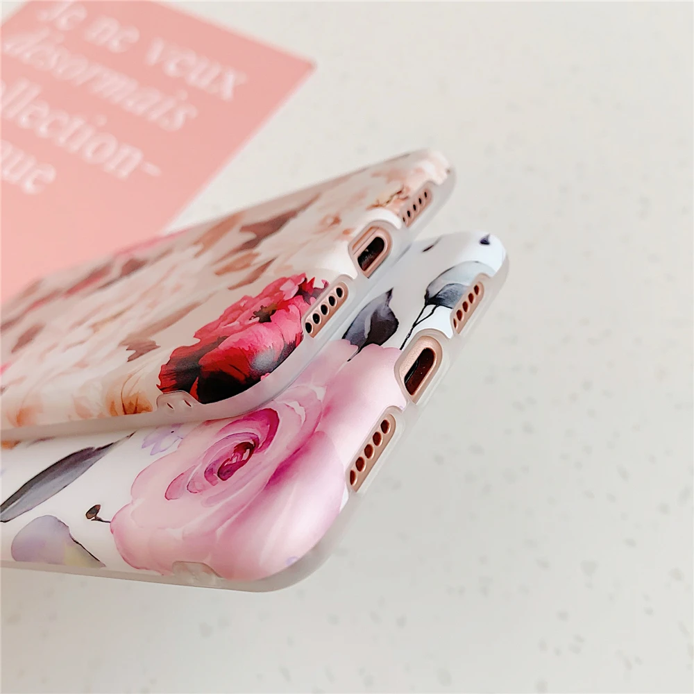 COOLY Vintage Rose Flower Case For Huawei P40 Lite Back Cover on For Huawei P30 P20 Lite Mate 20 Pro Soft Silicone IMD Gift Case
COOLY Vintage Rose Flower Case For Huawei P40 Lite Back Cover on For Huawei P30 P20 Lite Mate 20 Pro Soft Silicone IMD Gift Case