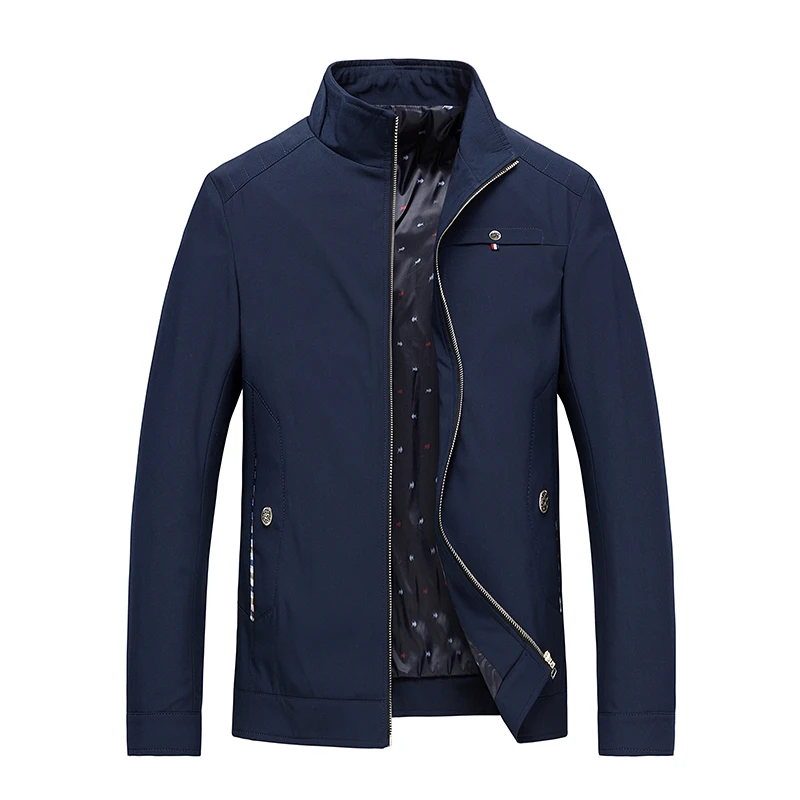 2020 Spring Autumn Men Jacket Coat Singles Stand Collar Casual Business Portable Solid Zipper Outwear High Quality Male Clothing
2020 Spring Autumn Men Jacket Coat Singles Stand Collar Casual Business Portable Solid Zipper Outwear High Quality Male Clothing