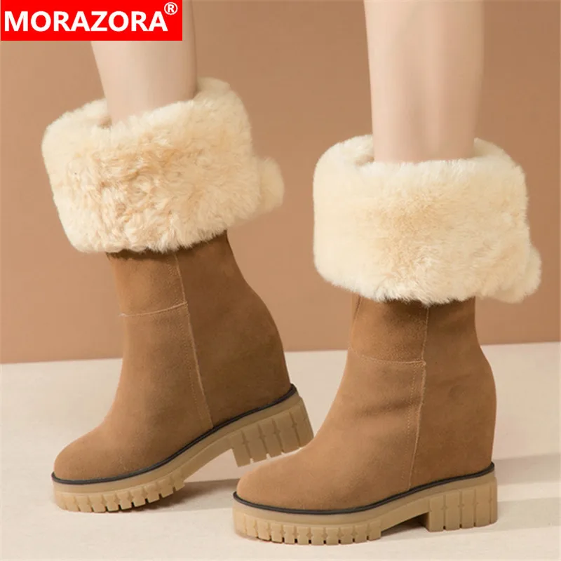 Женские сапоги до середины икры MORAZORA, черные сапоги до середины икры из натуральной кожи на платформе и квадратном каблуке, новинка зимнего ...
Женские сапоги до середины икры MORAZORA, черные сапоги до середины икры из натуральной кожи на платформе и квадратном каблуке, новинка зимнего ...