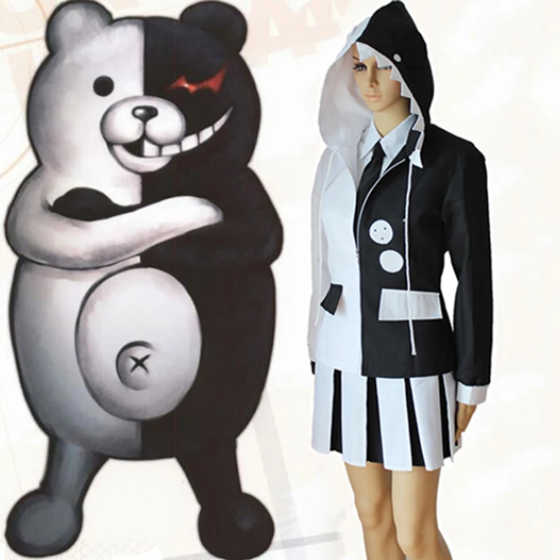 Game Danganronpa The Animation Cosplay Costumes Monokuma Cosplay Costume School Uniforms Halloween Party Anime Cosplay Suits
Game Danganronpa The Animation Cosplay Costumes Monokuma Cosplay Costume School Uniforms Halloween Party Anime Cosplay Suits