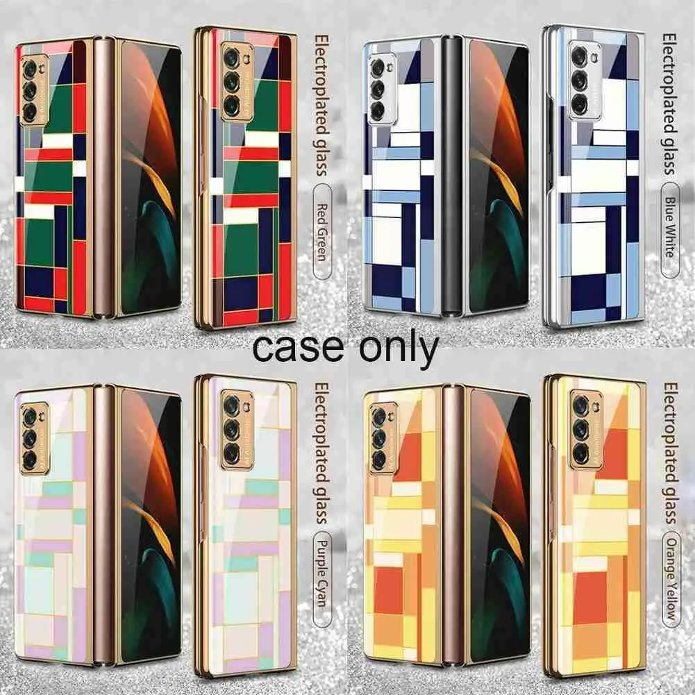Luxury Plating Case For Samsung Galaxy Z Flip Fold For Samsung Cover Z Fold Anti-knock Flip Glass 2 2 Tempered Case Pattern Z8O7
Luxury Plating Case For Samsung Galaxy Z Flip Fold For Samsung Cover Z Fold Anti-knock Flip Glass 2 2 Tempered Case Pattern Z8O7
