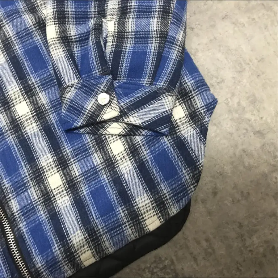 RHUDE Checked Jacket Men Women Capsule zipper Blue Rhude Jackets Oversize Good Quality High Street Coats Thick material
RHUDE Checked Jacket Men Women Capsule zipper Blue Rhude Jackets Oversize Good Quality High Street Coats Thick material