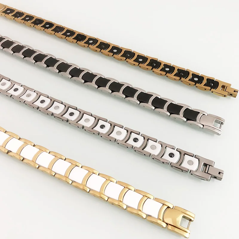 Health Bracelet for Men High Quality Ceramic Wristband Homme Armbanden 4 Colors Female Jewelry Germanium Magnetic Bracelets Male
Health Bracelet for Men High Quality Ceramic Wristband Homme Armbanden 4 Colors Female Jewelry Germanium Magnetic Bracelets Male