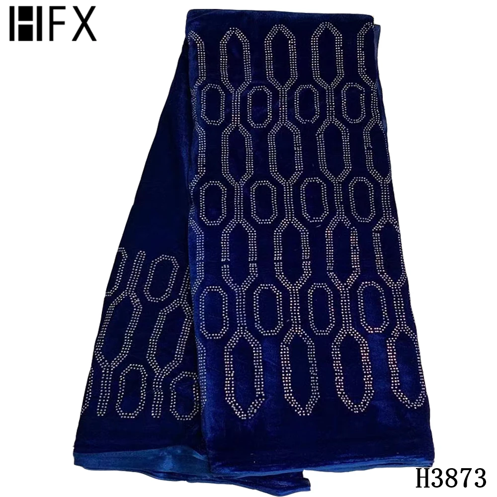 HFX 5 yards sequence embroidered with stones french velvet Nigerian sequins African velvet lace fabrics for party dress H3873
HFX 5 yards sequence embroidered with stones french velvet Nigerian sequins African velvet lace fabrics for party dress H3873