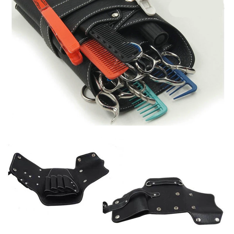 PU Leather Rivet Hair Scissor Bag Clips Bag Hairdressing Barber Scissor Holster Pouch Holder Case with Waist Shoulder Belt
PU Leather Rivet Hair Scissor Bag Clips Bag Hairdressing Barber Scissor Holster Pouch Holder Case with Waist Shoulder Belt