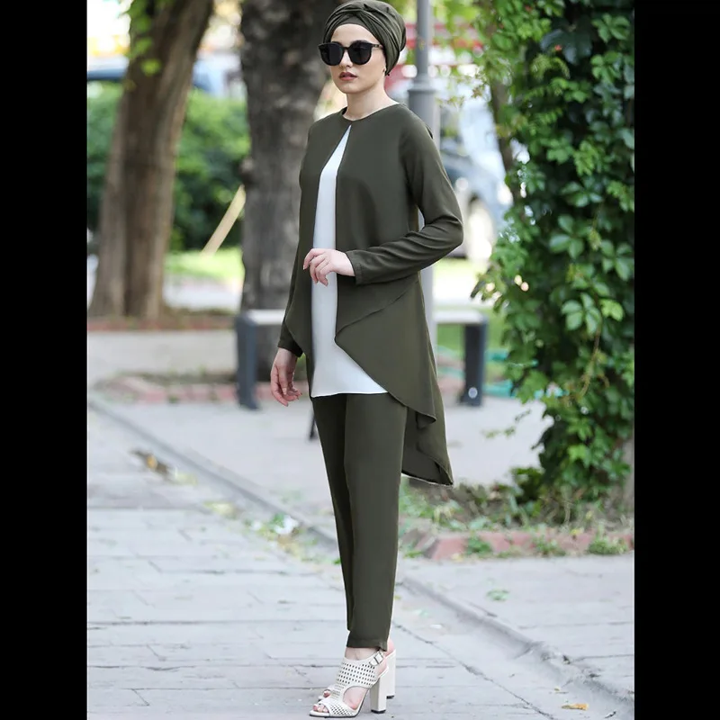 2021 New Arrival Muslim Women's Wear Dubai Middle East Abaya Suit Turkish Fashion Women's Two-Piece Dress 4XL wholesale
2021 New Arrival Muslim Women's Wear Dubai Middle East Abaya Suit Turkish Fashion Women's Two-Piece Dress 4XL wholesale